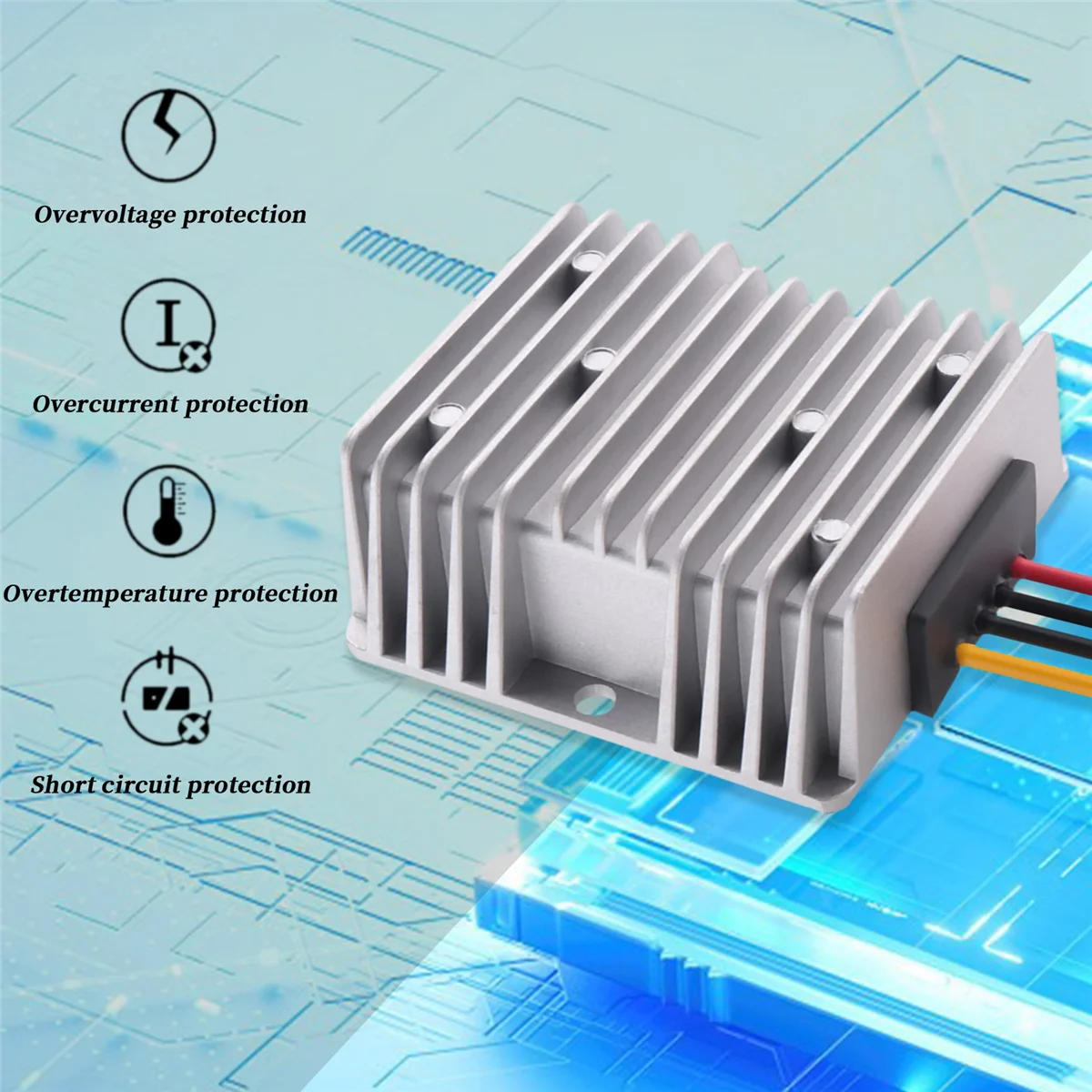 48V Step Down a DC 12V 20A 240W Convertitore DC/DC Regolatore Riduttore Convertitore di potenza Modulo DC-DC Raro
