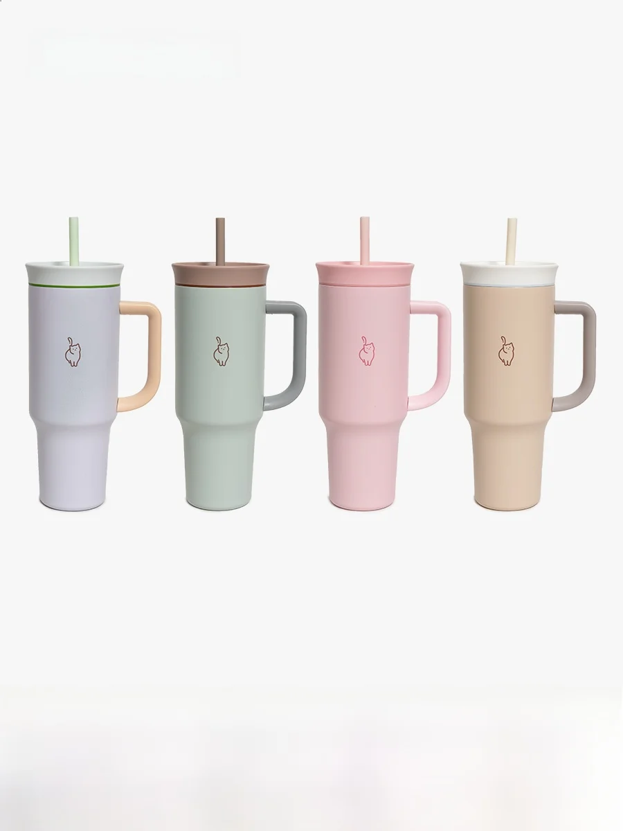 

Wookoo Design 200ml Large Capaci Stainl Steel Insulated Water Bottle Car Travel St Cup with Handle Portable Thermos