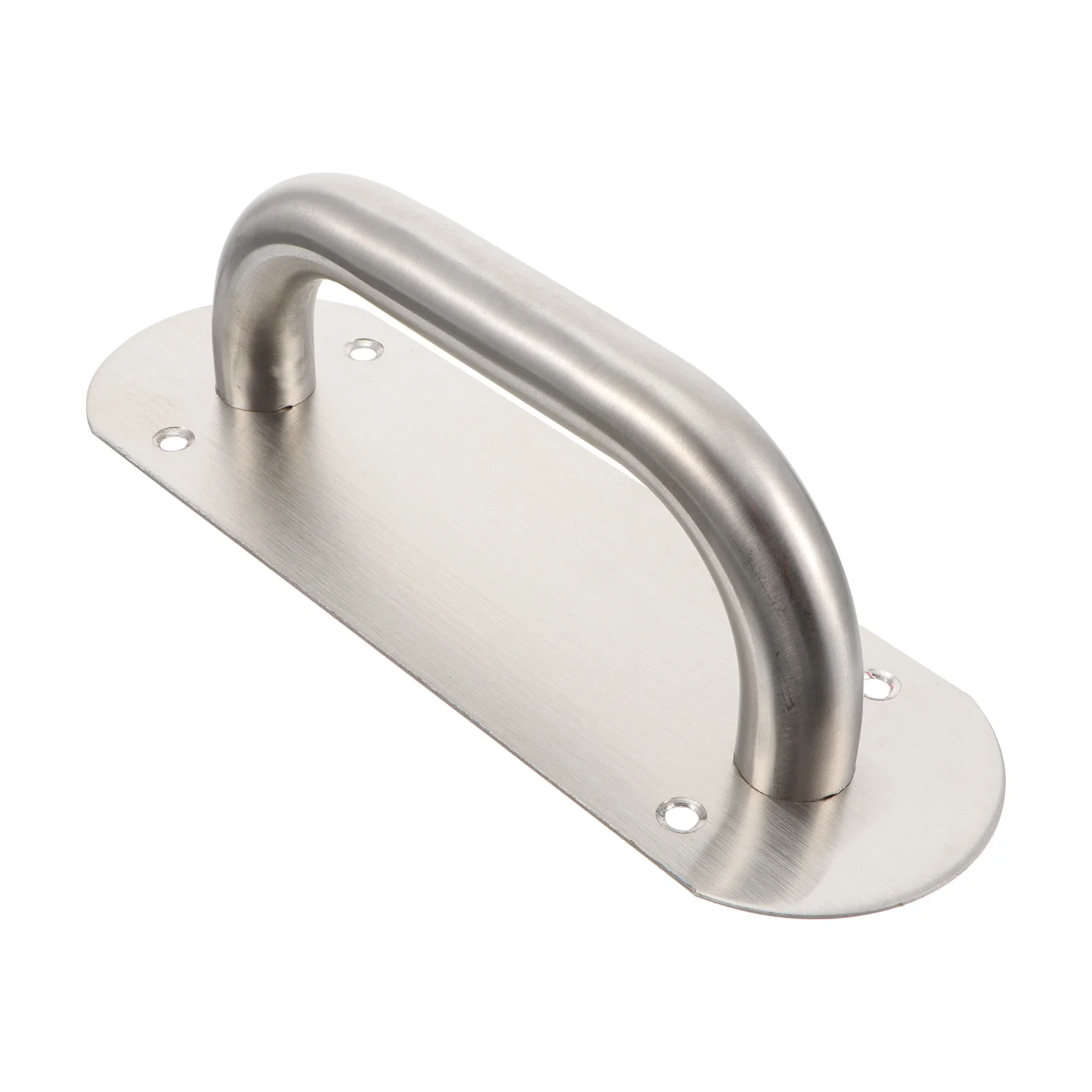 

Oval Handle Stainless Steel Pull Corrosion Resistant Door Knob Barn Hardware Modern Design For Glass Door Home Office Hotels
