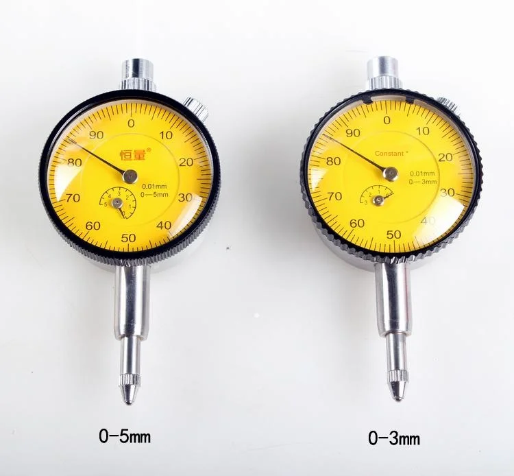 Pointer Dial Indicator/Small Dial 0-3 0-5mm Straight Diameter 40mm with Ear Back Cover