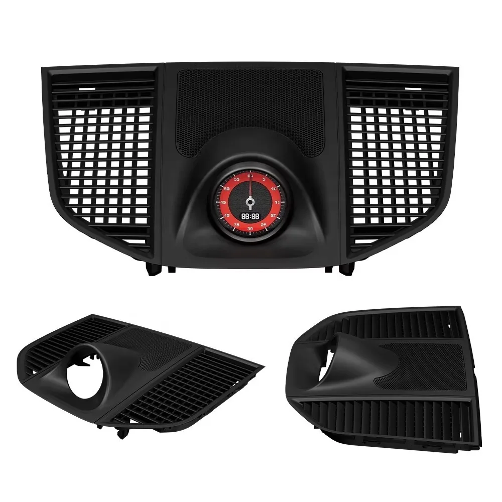 New for Porsche Macan 2014 2021 Car Interior Dashboard Central LCD Stopwatch Clock Compass Auto Electronic Meter Clock