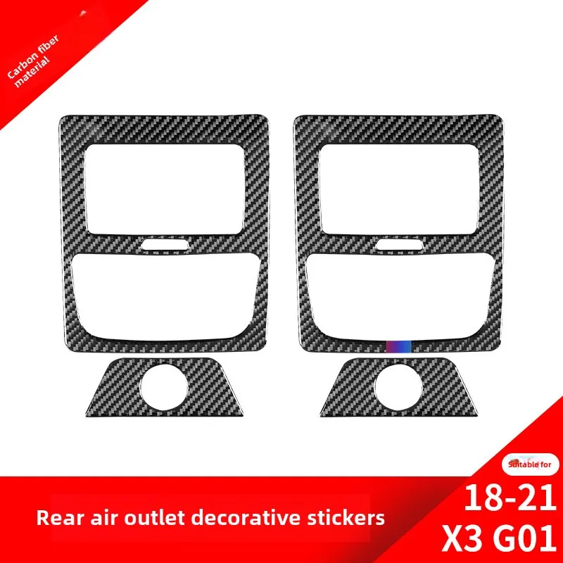 

Suitable for Bmw18-21New StyleX3 G01Interior Modification Steering Wheel Button Frame Carbon Fiber Decorative Sticker