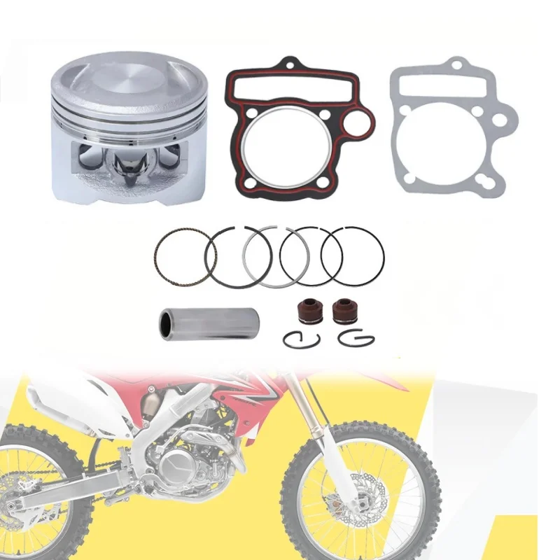 YX140 140cc High Compression Complete Piston Kit For 56mm Z140 Z3 140 Z2 YX140 Pitbike Engines Motorcycle Parts