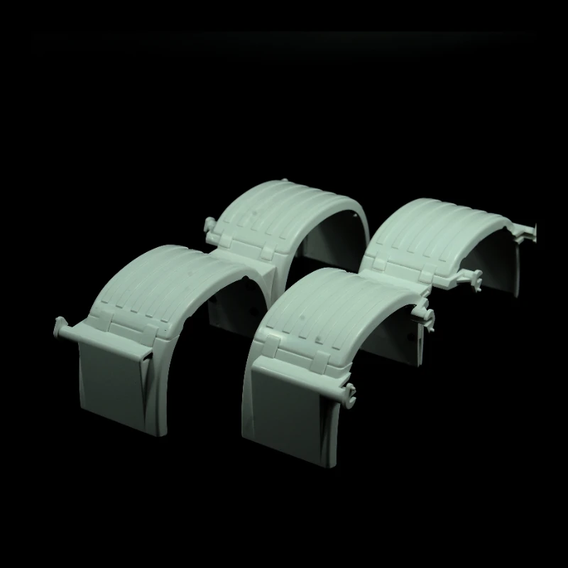 Guardabarros de Doble Eje para Camión RC Tamiya 1/14, Tractor Scania, MAN, Benz, Volvo, Protector de Ruedas 1:14, Piezas de Repuesto para Camiones Volquete