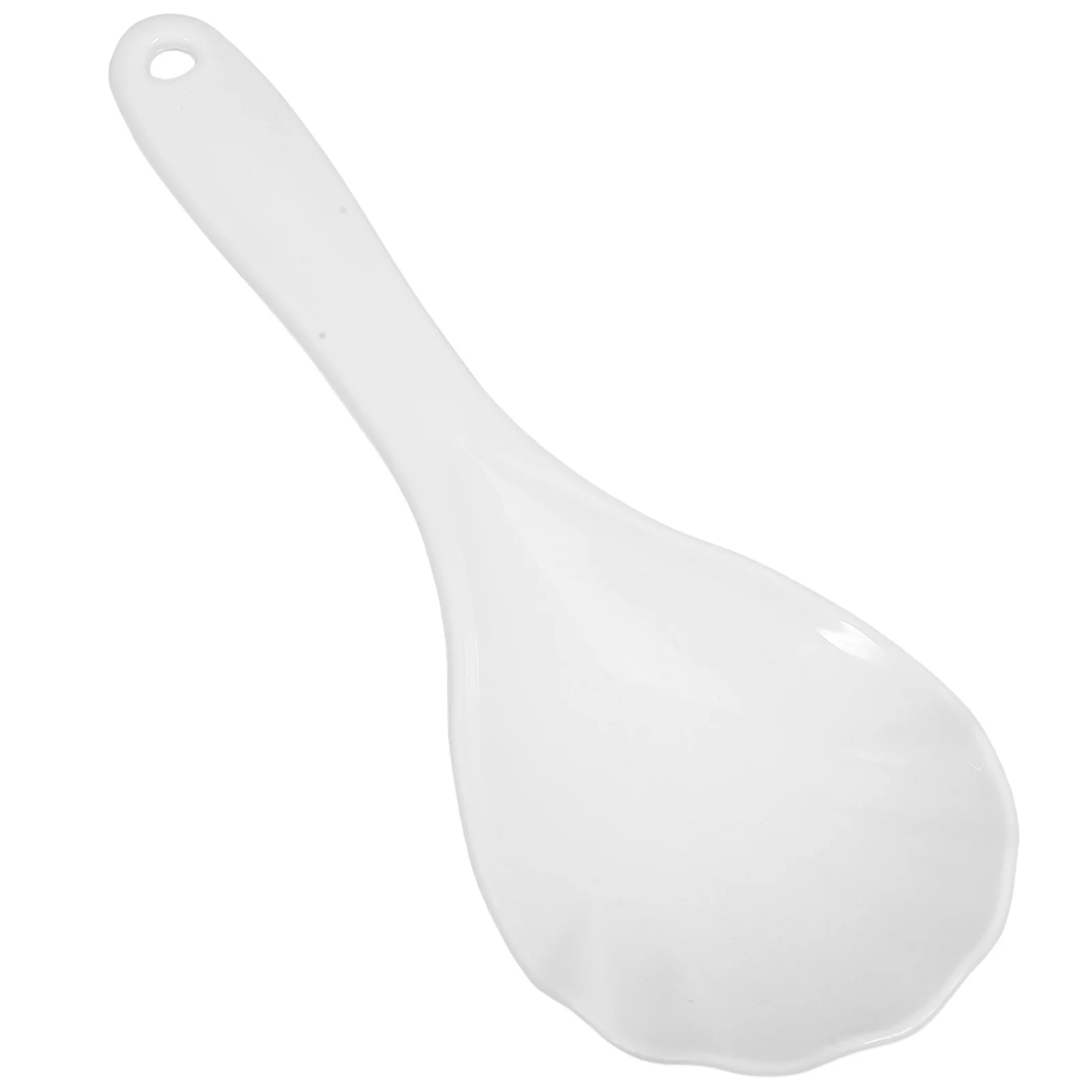 Rice Spoon Non-Sticky Wear-Resistant Lightweight Kitchen Paddle Compact Reusable Rice Spatula Practical
