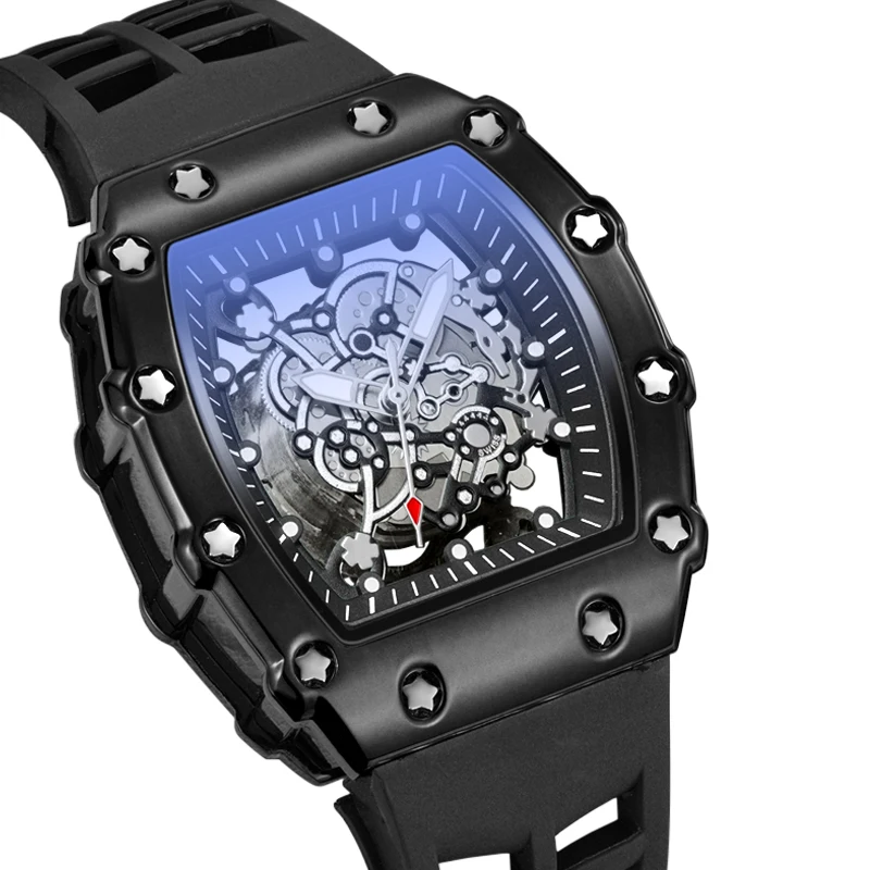 ساعة جديدة الأكثر مبيعًا على شكل برميل للرجال، ساعة يد كوارتز، كاجوال عصرية للأعمال، نمط شارع فريد، رائع ووسيم، طالب ذكر، النمط الأوروبي والأمريكي والياباني والكوري