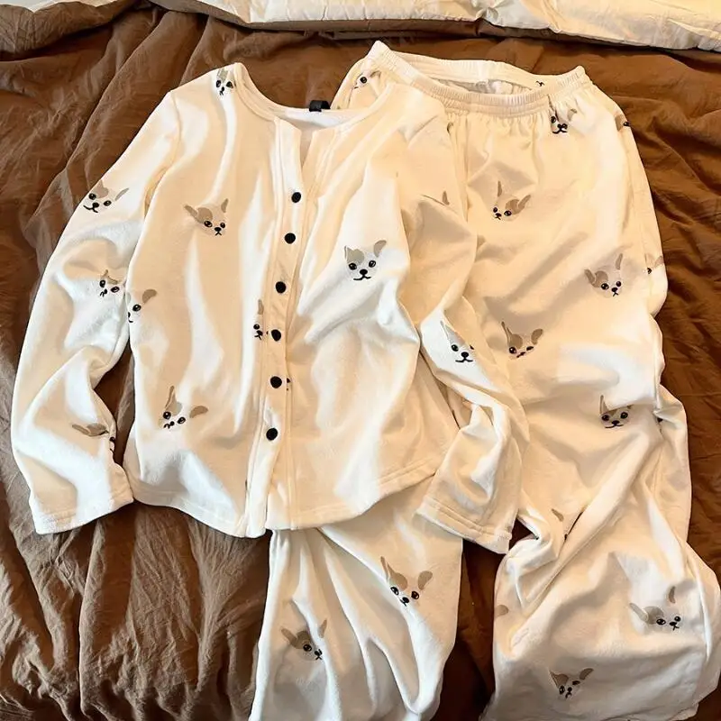 

Women's Clothing Pajamas Winter Thicken Keep Warm Hit Product New Product At Home Outdoors Comfortable Ventilate Sleep Suit