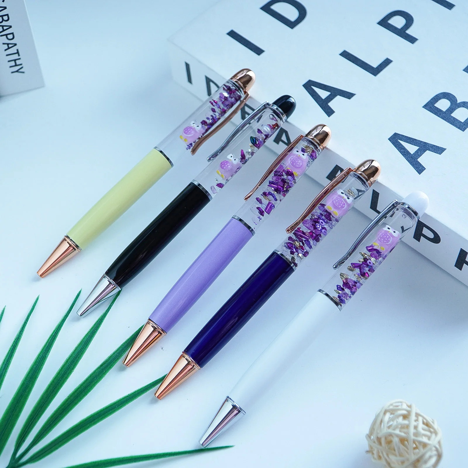 Owl Cute Floater Liquid Writing Journaling Office Pen Unique Gag Gift For Women Men Kids