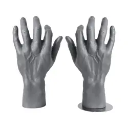 Realistic PVC Male Mannequin Hand Men's Hand Displays Jewelry Organizer Stand Holder Showing for Home Decor