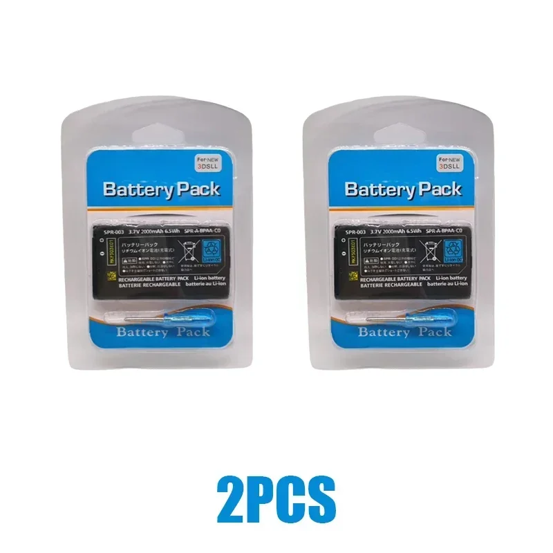 Oplaadbare 3,7V lithiumbatterij voor gameconsole CTR-003 SPR-003 NDSL NEW 3DSLL 3DSXL N3DS 2DS GBA SP Gameboy, vervangende batterij.