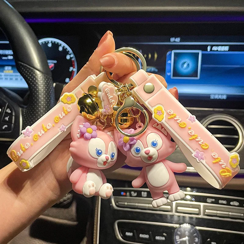 

miniso Keychain pendants, cartoon 3D figurines, couple bags, key chains