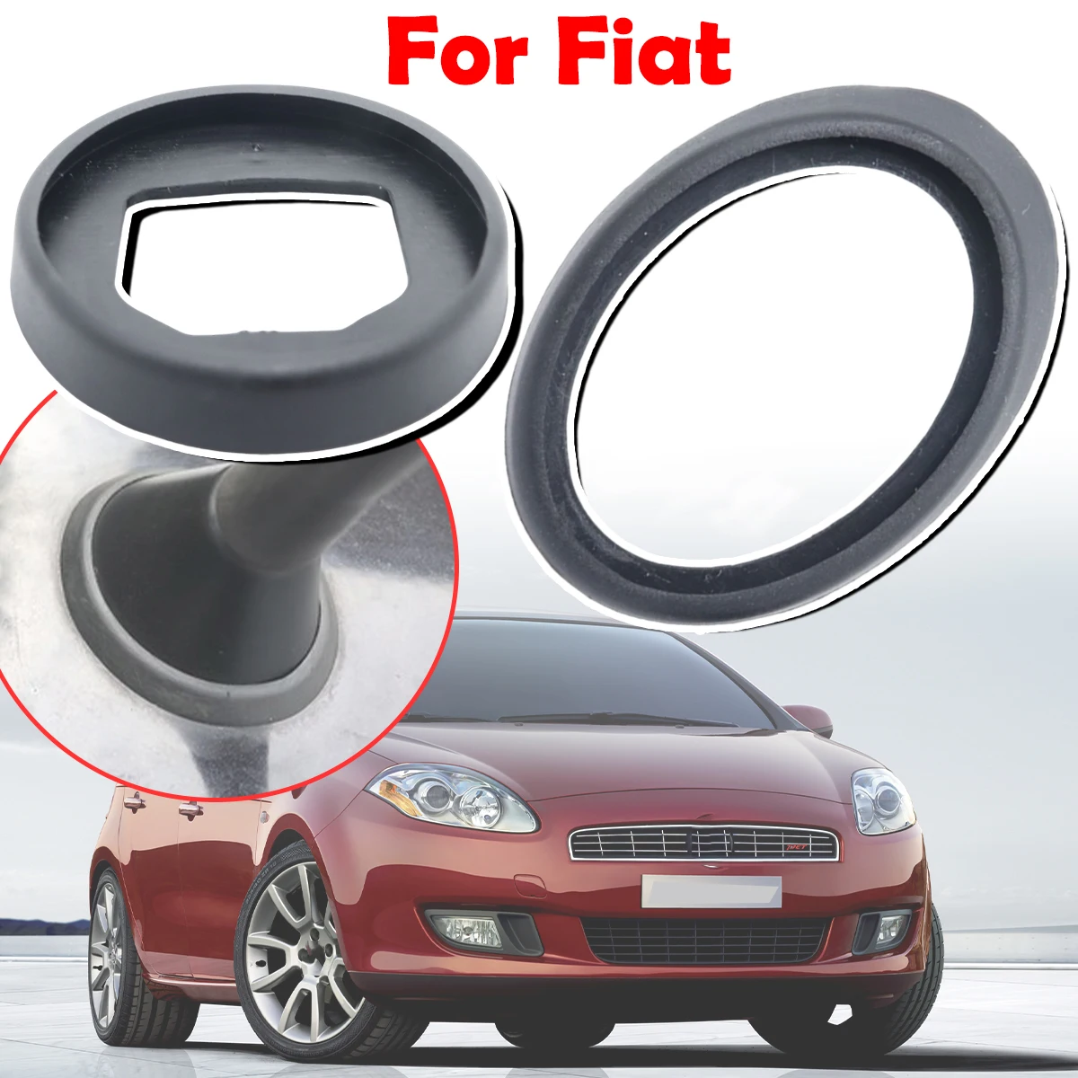 

For Fiat 500 Brava Croma Grande Linea Panda Stilo Car Roof Mast Whip Aerial Antenna Base Seal Rubber Gasket Replacement parts