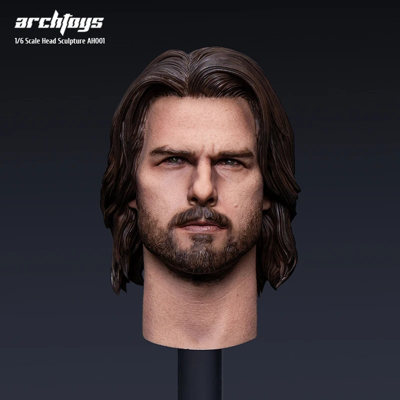 ARCHTOYS AH001 1/6 Male Solider Tom Cruise Male Head Suplt Carving Model Fit 12