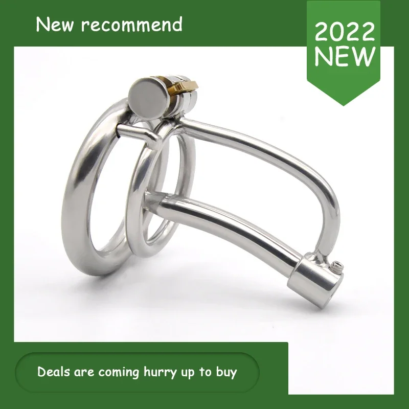 Stainless Steel Chastity Cage with Catheter 2022 NEW Chastity Device Cock Cage for Male ๏ผAdult Game Sex Toys Sex Shop 18+ Sextoy