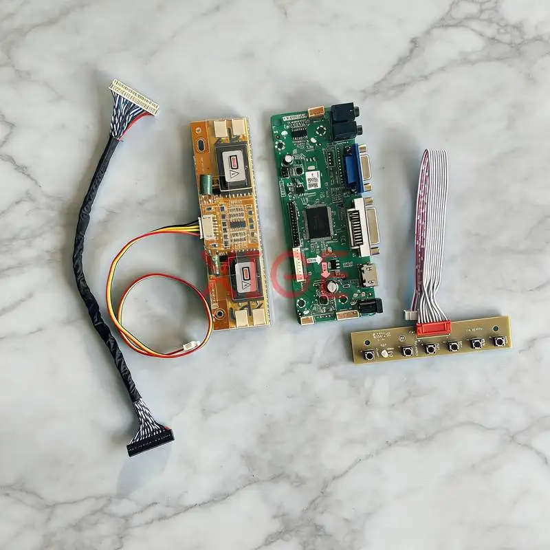 

Matrix Controller Board Fit QD17EL07 MTT170E1LG11 LQ170E1LG QD170E1LG03 1280*1024 LVDS 30-Pins 4-CCFL 1280x1024 HDMI+DVI+VGA Kit