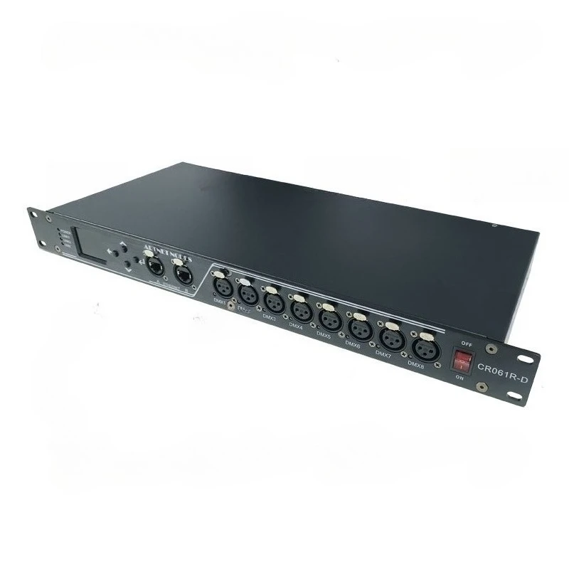 8-Channel Artnet-DMX512 Light Console Network Converter RJ45 to DMX512 Signal expander