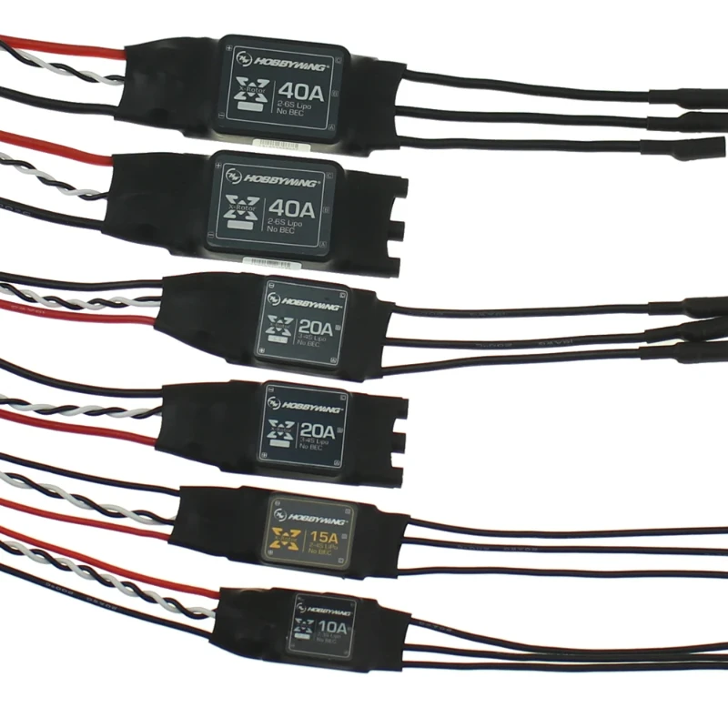 Hobbywing XRotor Бесщеточный ESC 2-6S 10A 15A 20A 40A SimonK No BEC High Refresh для 4-осевой 6-осевой многоосной электрической регулировки