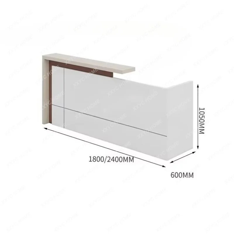 XX Reception Desk Simple Modern Cashier Desk Welcome Service