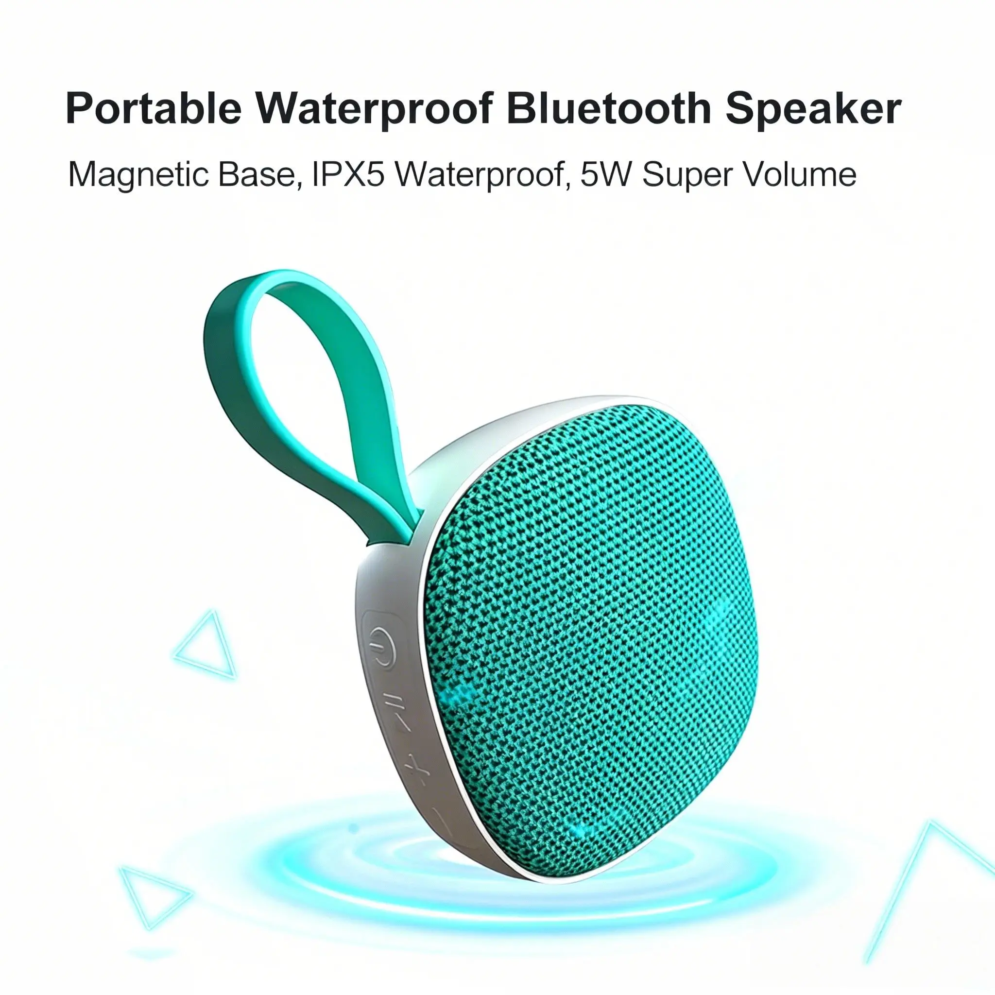 

EBS-303 5 Вт мини портативный тканевый сетчатый динамик Bluetooth 5,0 магнитная функция сабвуфер водонепроницаемый плеер TF-карты 2026 подарки