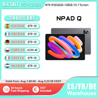 N-ONE NPad Q 10.1'' Tablet PC Android 13 6GB RAM +128GB ROM 8-Cores MTK8183 1280*800 FHD IPS WiFi BT5.0 Type-C Port