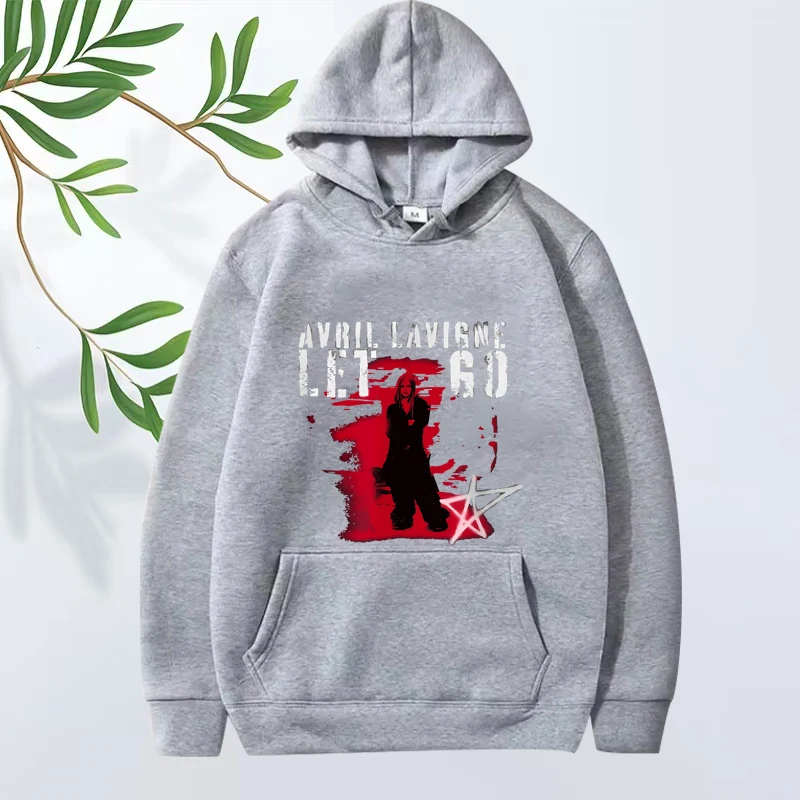 Avril Lavigne Classic cool graphics hoodie 2025 new men women vintage Long sleeve Sweatshirt with print oversized hoodie unisex