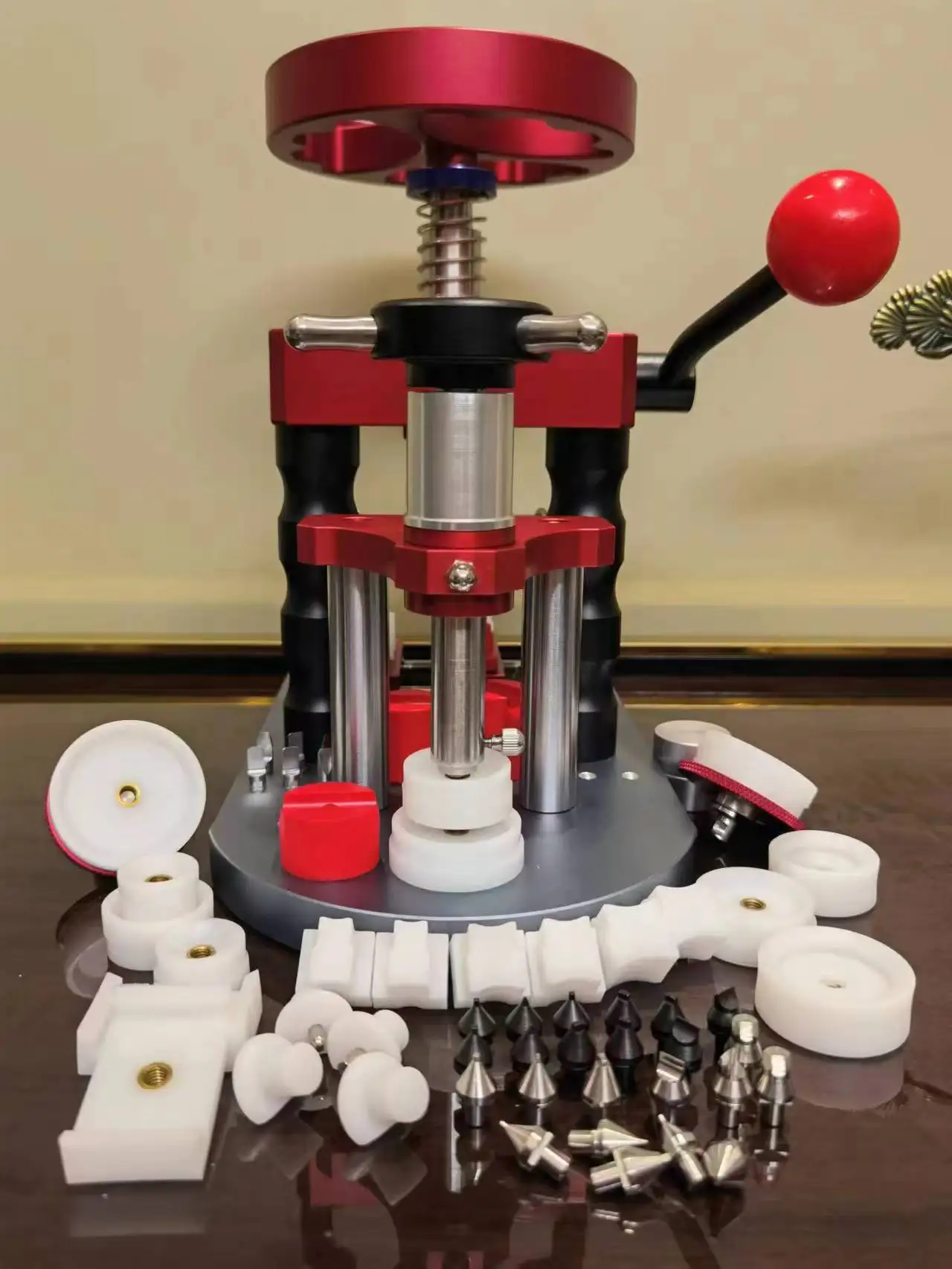 Table Repair Tools Cover Opening And Capping Machine Multifunctional Dual-purpose Watch Back Cover Table Metal Capping Machine