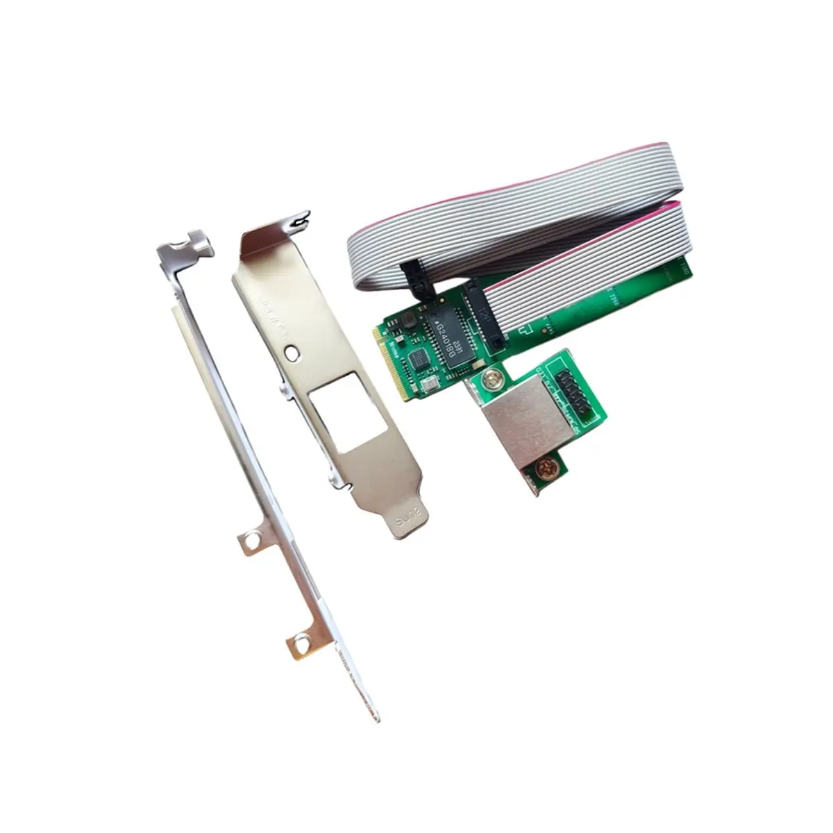 A99X Network Card M2 M.2 Nvme M Key to RJ45 Com Port Lan Card NIC Gigabit Ethernet Network Adapter for Desktop