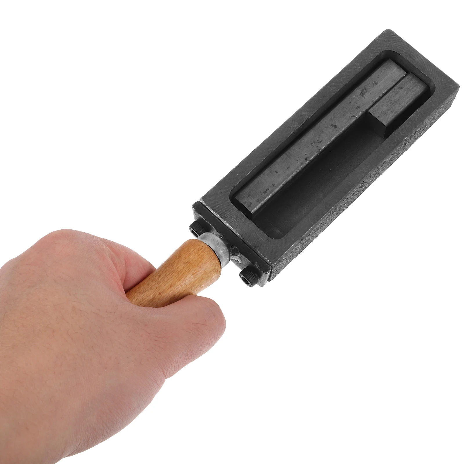 

Iron Strip Shape Gold Silver Durable Wooden Iron Material Thermal Resistant Ingot Casting Tool For Use Melting Ingot