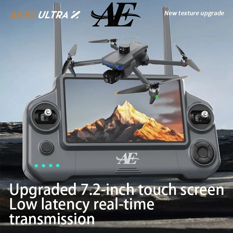 2025AE Edward AE30 GPS drone 8K camera high-definition large screen three-axis gimbal laser obstacle avoidance airdrop aircraft