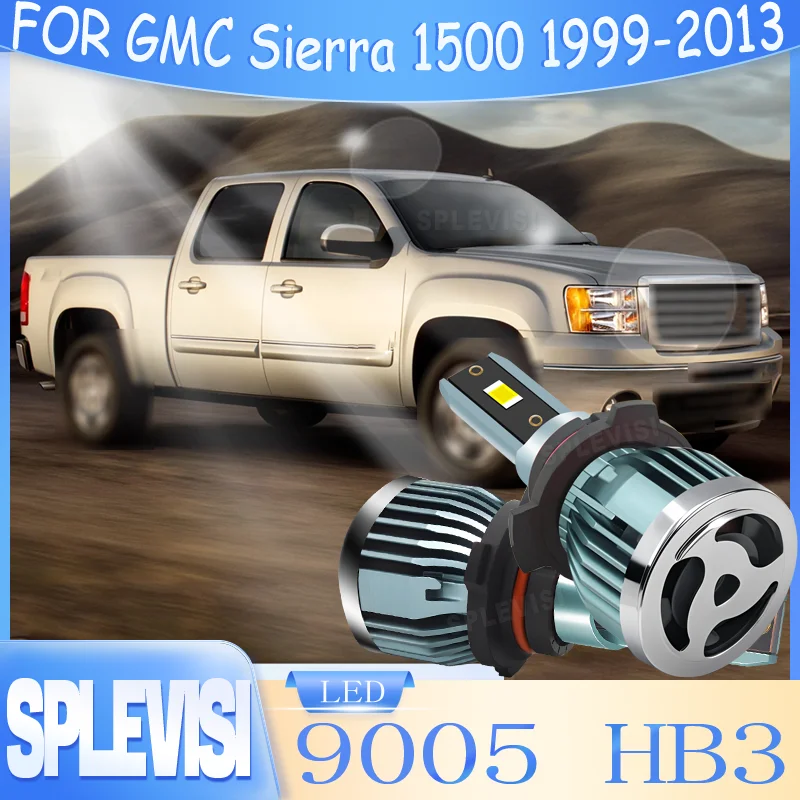 

Powerful Illumination Reliable Headlight LED High Beam For GMC Sierra 1500 1999 2000 2001 2002 2003 2004 2005 2006 2007-2013