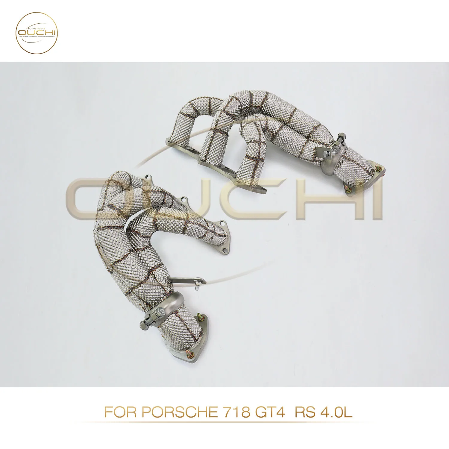 

OUCHI Stainless Steel Manifold For Porsche 718 GT4 RS 4.0L With heat shield High-Quality Performance Automotive Part