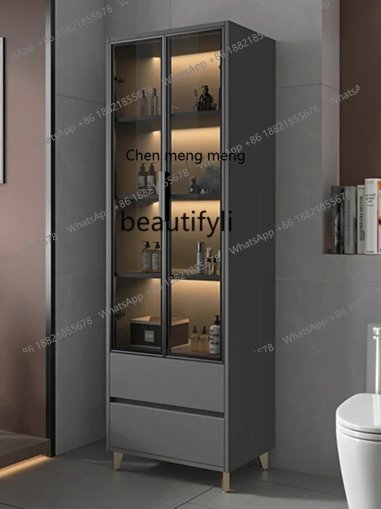 Bathroom Side Cabinet Bathroom Storage Organizer Intelligent Induction Clothes Closet Combination Storage Floor Cabinet