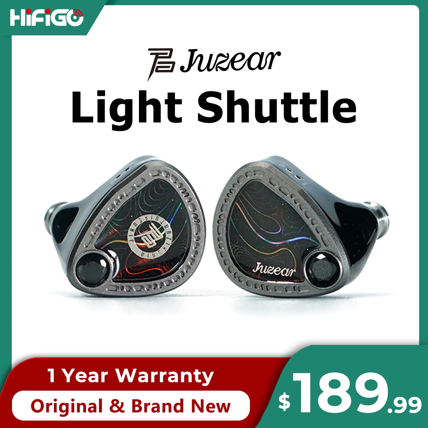 Wired Earphone Lightning - Juzear Light Shuttle HiFi внутриканальные проводные