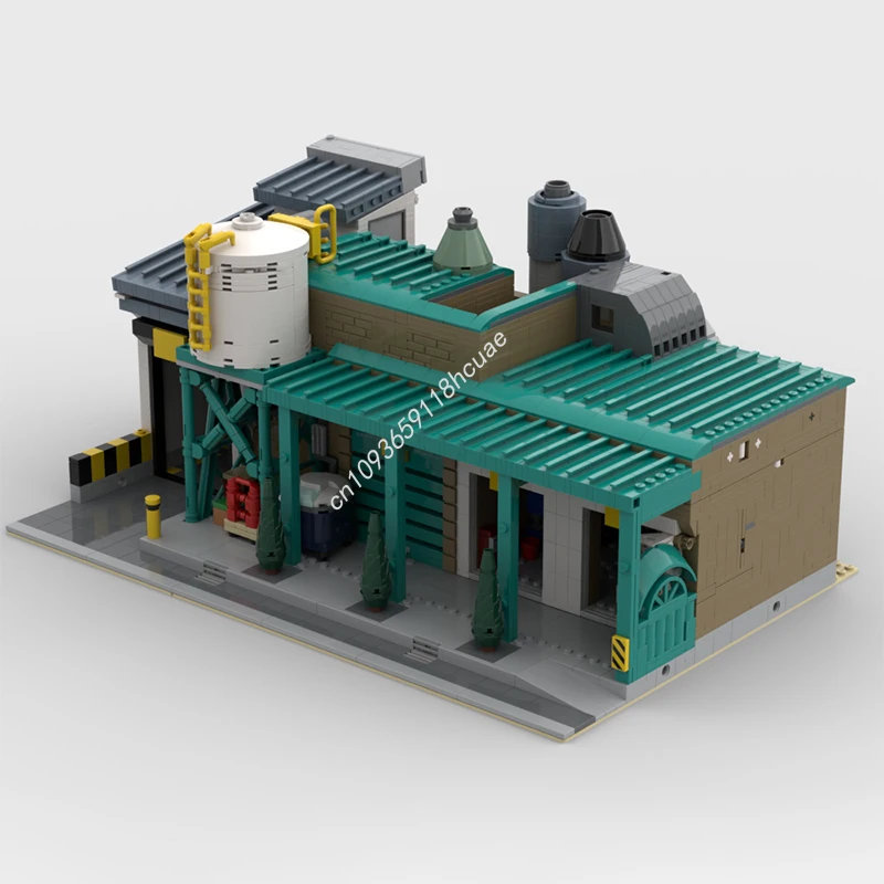 

3934 шт. MOC Breaking Bad Laundromat и Superlab модульные здания строительные блоки DIY сборка творческая идея Рождественская игрушка в подарок