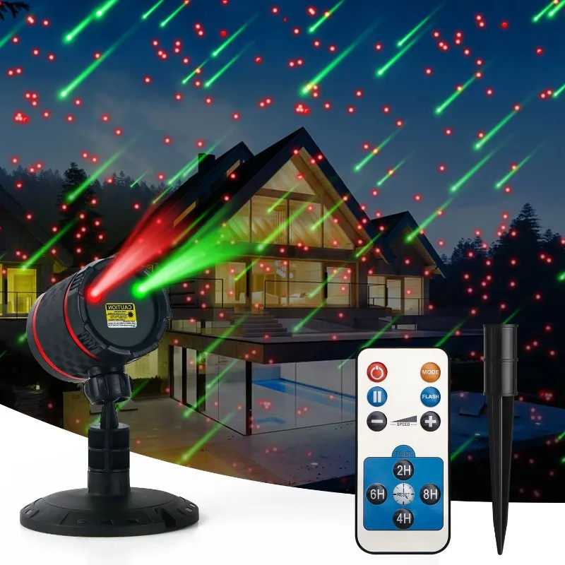 

Light Emitting Diode Garden Laser Projector Holiday Party Christmas Lights Red White Green and Warm White Emotions