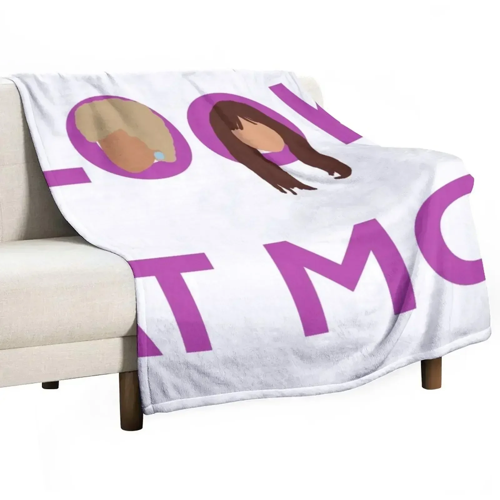 

Look at moi - Kath and Kim Throw Blanket funny gift Thermals For Travel Blankets