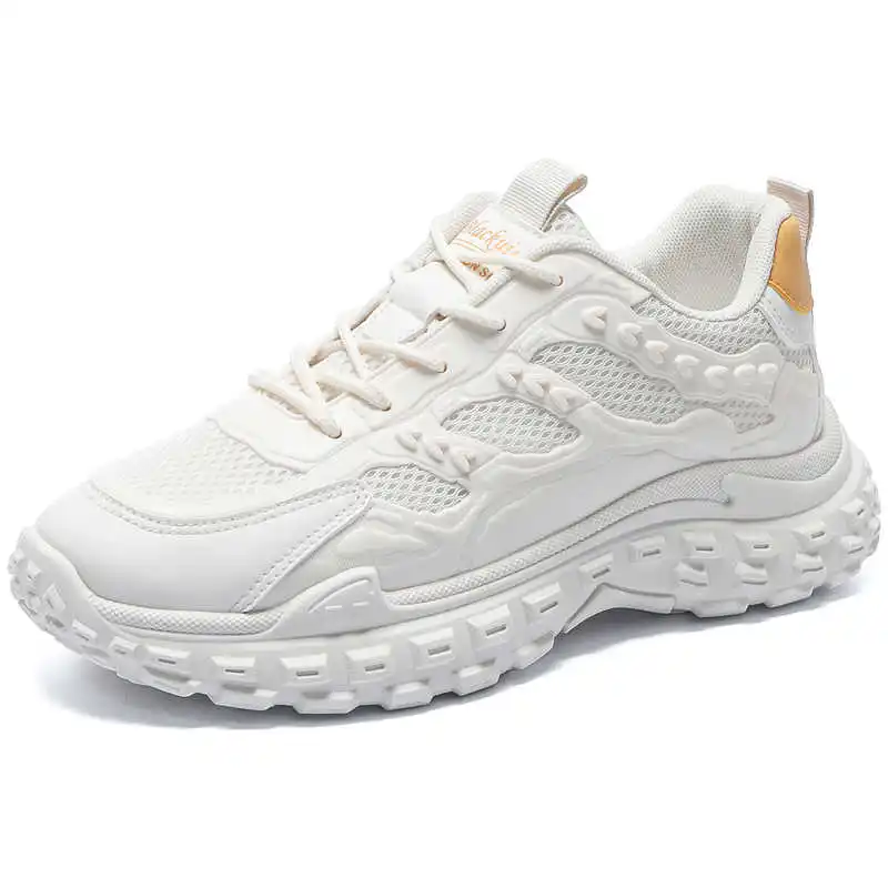 Lace-up Rubber Sole Woman's Chinese Shoes Woven Top Quality Teenage Fashion Sneakers Sports Second Hand Wholesale To Resell - Image 3