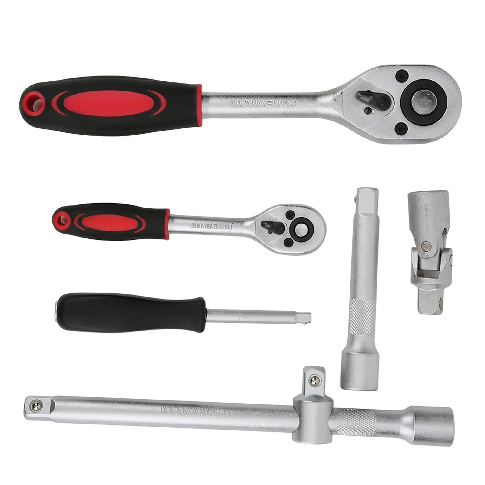 Piece Wrench Socket Screwdriver Tool Set Kit Mechanics 1/2 1/4inch W/case Screwdriver Tool Set Mechanics Wrench Set