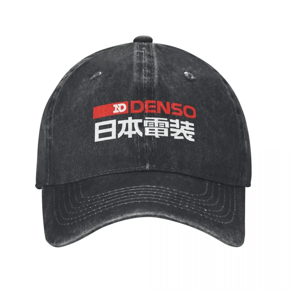 ND Nippondenso Spark Plugs Baseball Cap derby hat black Big Size Hat Sunscreen Women Men's