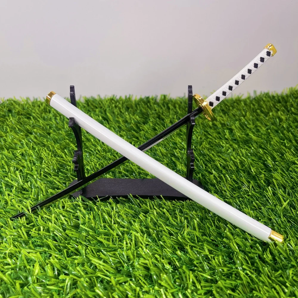 10inch Roronoa Zoro Katana One Piece Metal Anime Zoro Sword Real Size Japanese Katana Ninja Knife Original Samurai Sabre Gift