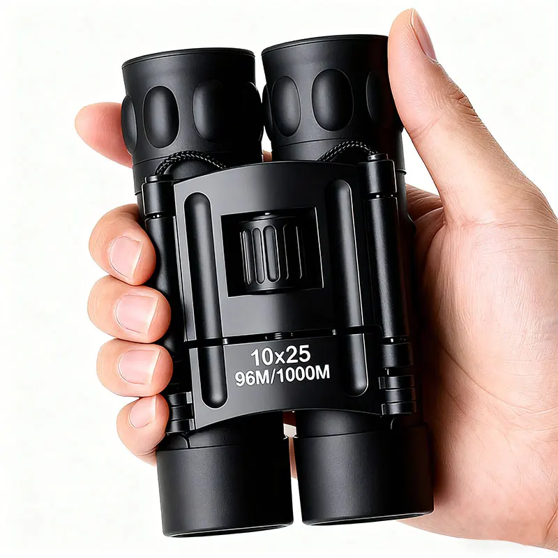 

Компактный бинокль-объектив 10x25 мм для взрослых и детей, легкий и портативный для наблюдения за птицами, путешествий и концертов