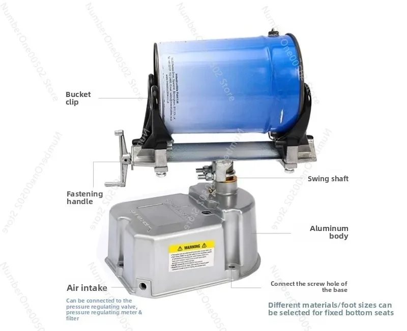 

Pneumatic Oscillator 1-5L Paint Paint Pneumatic Swing Mixer Oscillator Small Single Barrel Roller