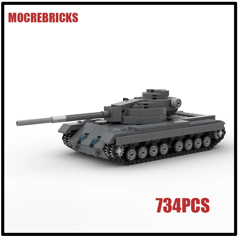 

Military Series FV214 Conqueror Armed Tank MOC Assembling Building Blocks Model DIY Children's toys Christmas Puzzle Gifts