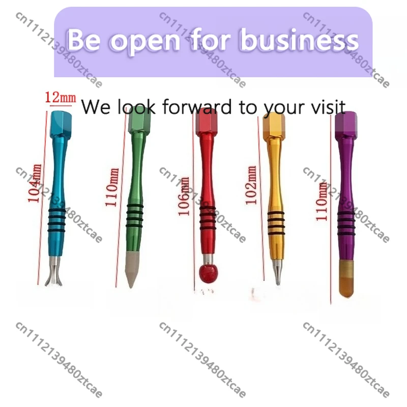 Car Dent Repair Aluminum Alloy Leveling Pen Knock Repair Tool Paintless Dent Fixing Kit