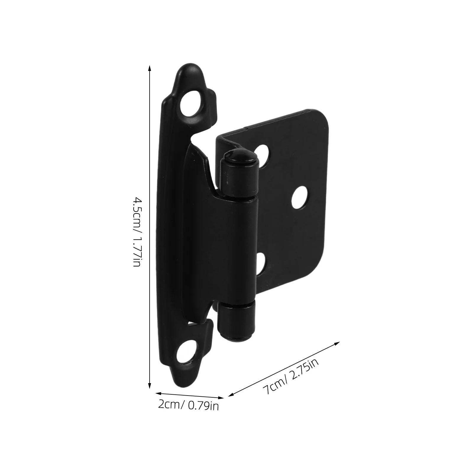

1Set Semi Concealed Heavy Duty Rv Cabinet Door Hinges Self Closing Spring Loaded Auto Close Hinges Camper Hardware