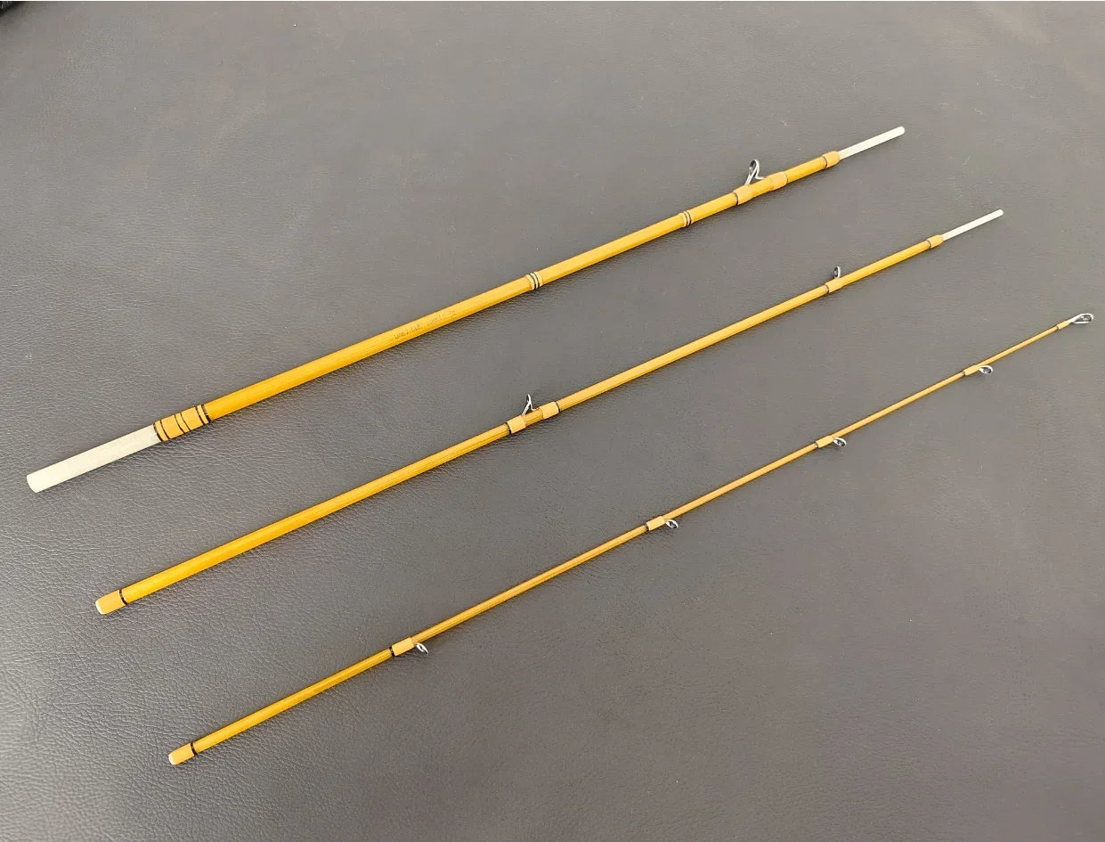 

Портативная удочка для форели из чистого стекловолокна, полностью полая конструкция, изготовленная из цельного дерева, легкая удочка