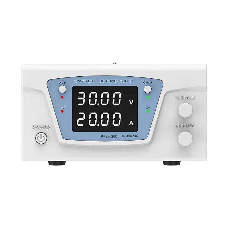 30V 20A BENCH DC ADJUSTABLE POWER SUPPLY, LAB, REPAIR, TEST, MEASURE, DESIGN, SCHOOLS, CHARGING, ELECTROPLATE, KPS3020D