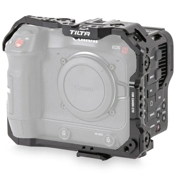 TA-T12-FCC-B Full Camera Cage for Canon C70 to Secure Different Accessories to Improve the Camera's Functionality