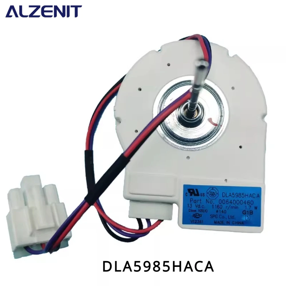 New Cooling Fan Motor DLA5985HACA For Haier Refrigerator 0064000460 DC13V 1160r/min 1.7W Fridge Radiator Freezer Parts