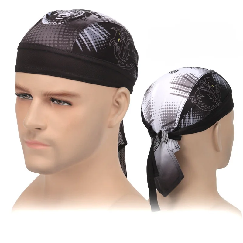 Cycling Cap Pirate Head Scarf Breathable Quick Dry Bike Bandana UV Protection for MTB Road Riding